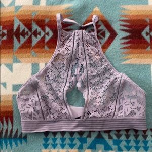 Victoria’s Secret Lilac Lace Halter Bra